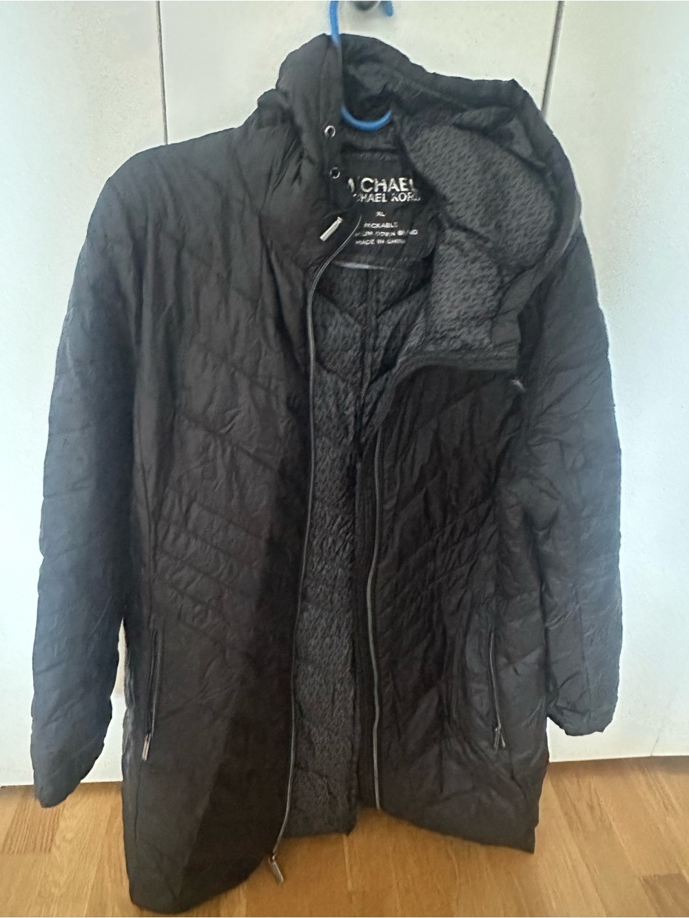 Michael Kors women’s packable Hooded Puffer Coat